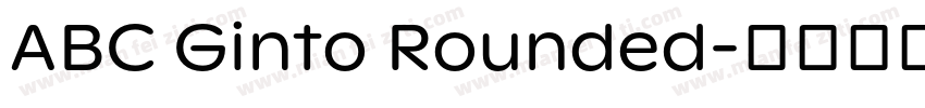 ABC Ginto Rounded字体转换